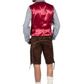 Gilet Tirol Oktoberfest Grijs