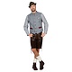 Gilet Tirol Oktoberfest Grijs