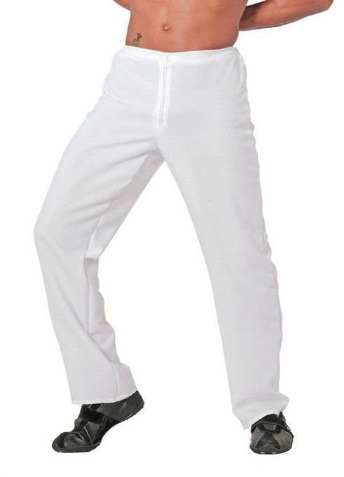 Broek classic wit afbeelding