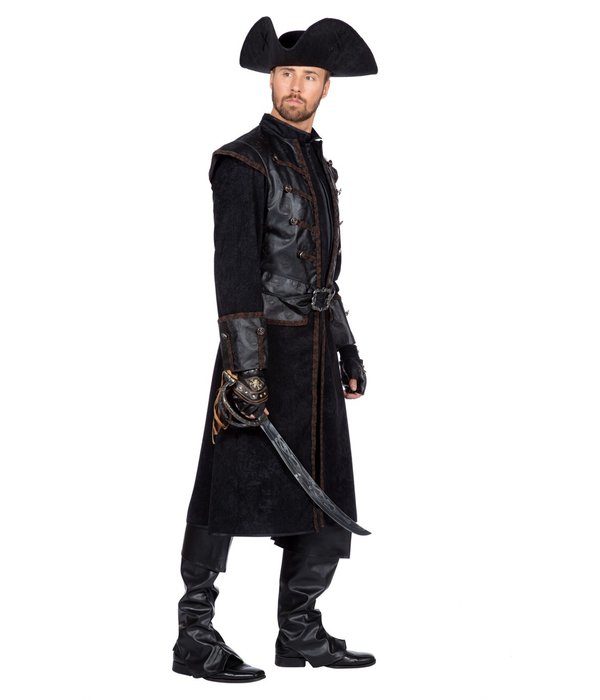 Piratenjas Heren Zwart Luxe