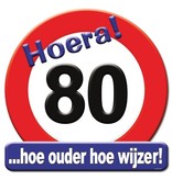 Huldeschild Hoera 80 Jaar