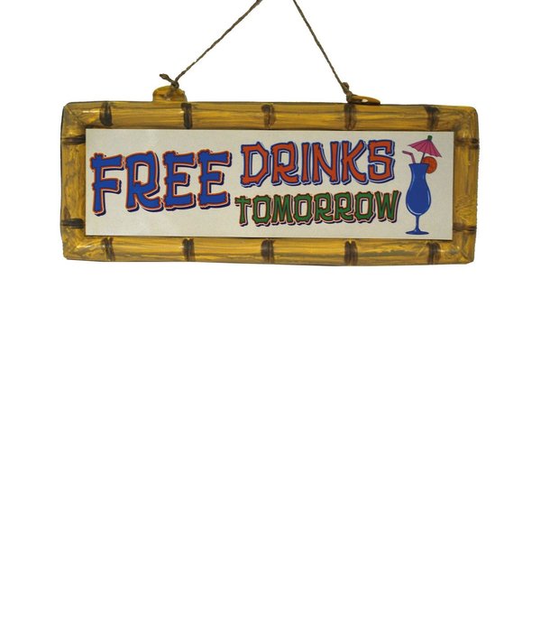 Hangbord Free Drinks