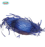 Strohoed Hawaii Blauw