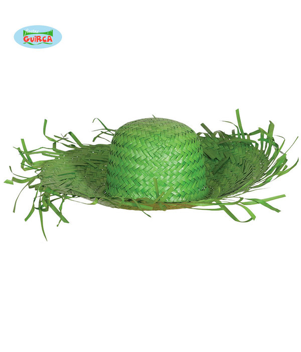 Strohoed Hawaii groen