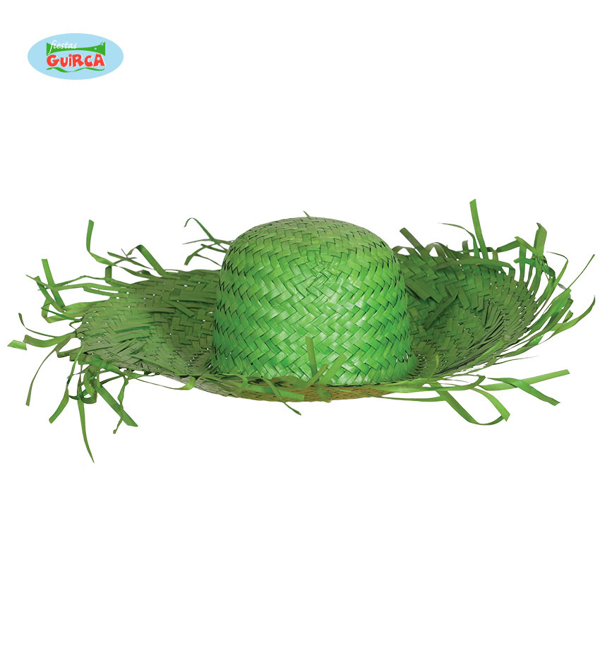 Strohoed Hawaii groen
