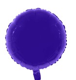 Folieballon Rond Paars - 46cm