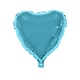Folieballon Hart Lichtblauw - 46cm