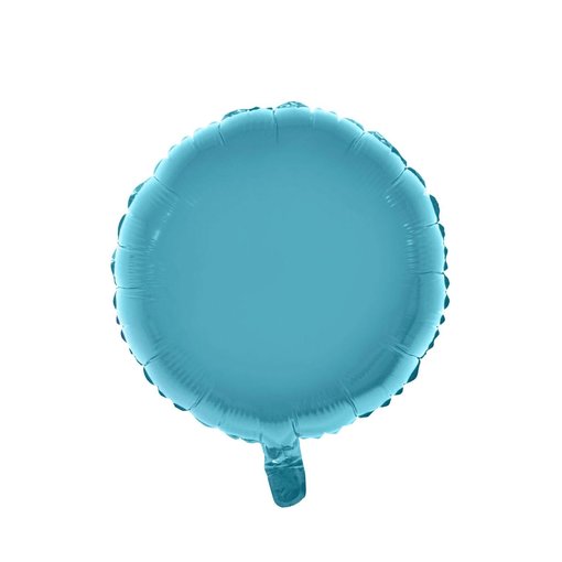 Folieballon Rond Lichtblauw - 46cm
