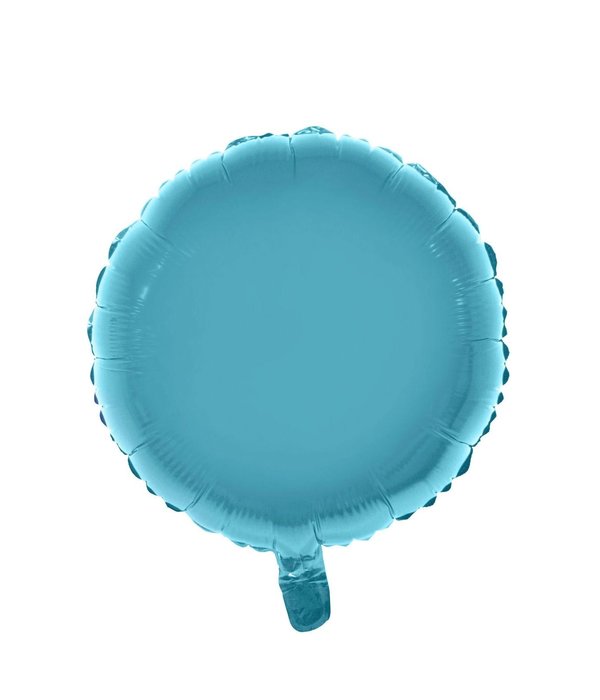 Folieballon Rond Lichtblauw - 46cm