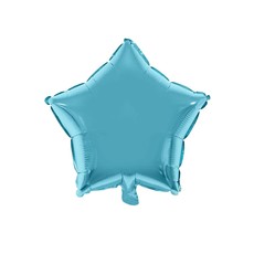 Folieballon Ster Lichtblauw - 46cm