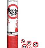 Confettikanon 18 jaar 20cm