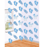 Hangdecoratie Geboorte Baby Blauw - 6 Stuks