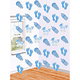 Hangdecoratie Geboorte Baby Blauw - 6 Stuks