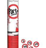Confettikanon 70 jaar 20cm