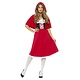 Roodkapje Jurk Met Cape Dames