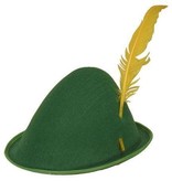 Hoed Tirol vilt + pluim