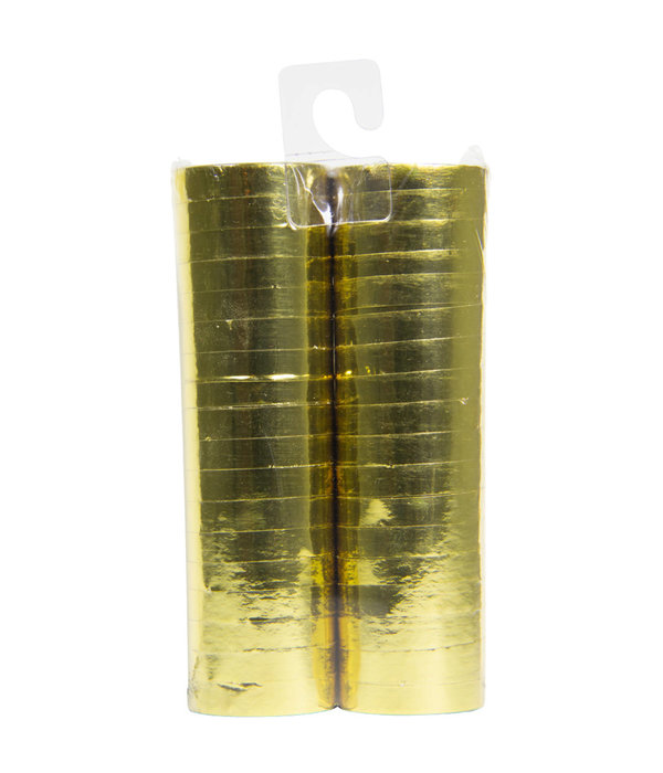 Serpentine metallic goud - 2 rollen