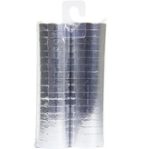 Serpentine metallic zilver - 2 rollen