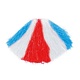 Cheerleader pompom rood-wit-blauw