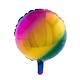Folieballon Rond Regenboog - 46cm
