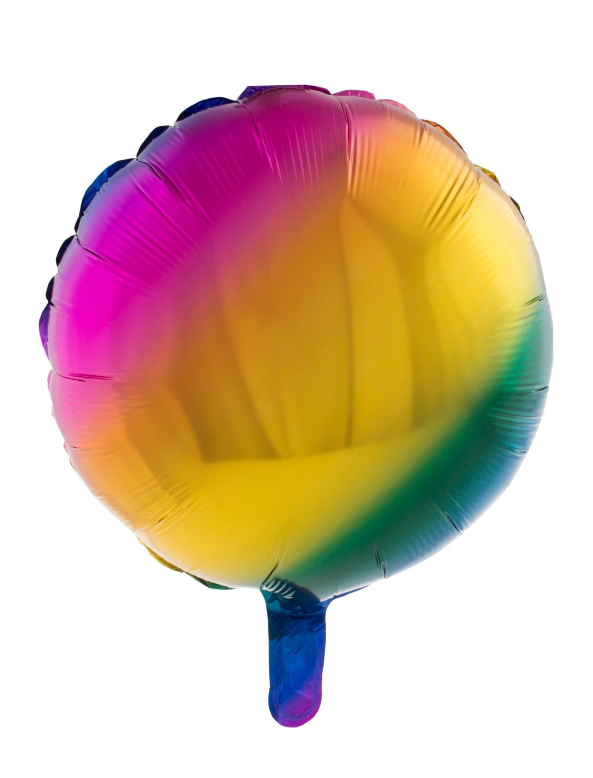 Folieballon Rond Regenboog - 46cm afbeelding
