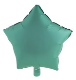Folieballon Ster Chroom Groen - 46cm