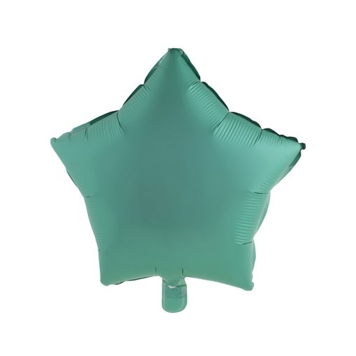 Folieballon Ster Chroom Groen - 46cm