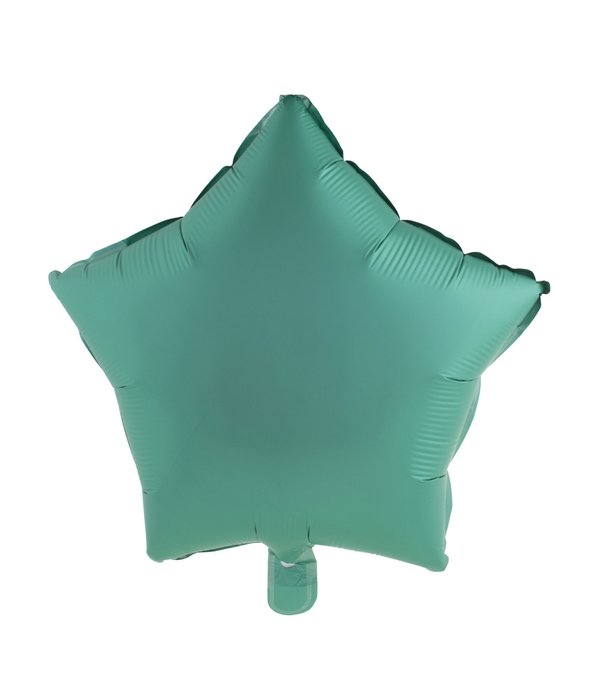Folieballon Ster Chroom Groen - 46cm