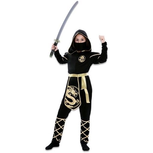 Gouden Ninja Kostuum Meisje