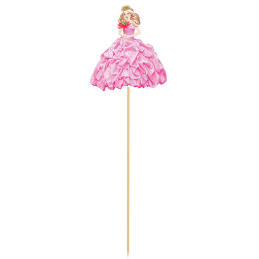 Partyprikkers Prinses 20cm 8 stuks