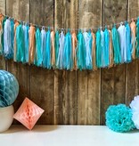 Tassel Slinger Blauw Pastel - 5 Meter
