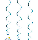 Swirls Hangdecoratie Geboorte Jongen - 3 Stuks