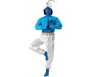 rekenmachine metaal Trottoir Aladdin Genie kostuum - Feestbazaar.nl
