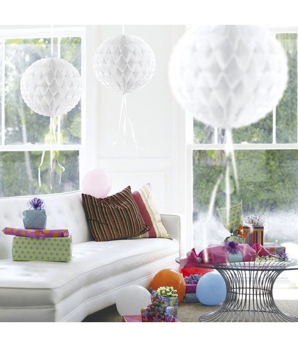 Honeycomb bal wit 30cm