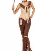 Indianen vrouw kostuum Cherokee