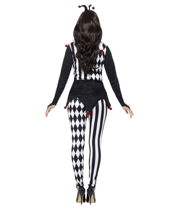 Vrouwelijke Pierrot kostuum Halloween