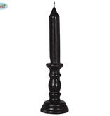 Kaars met standaard zwart 27cm