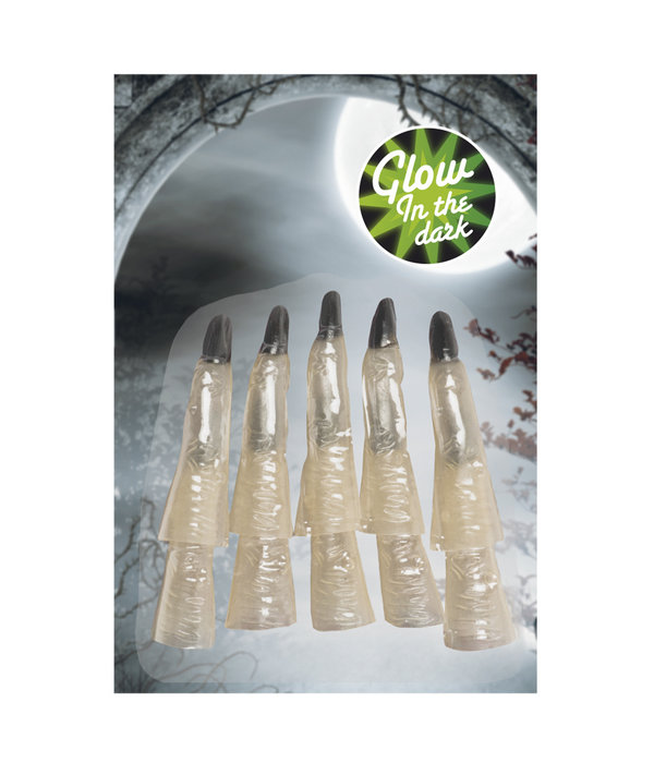 Heksenvingers lichtgevend in het donker