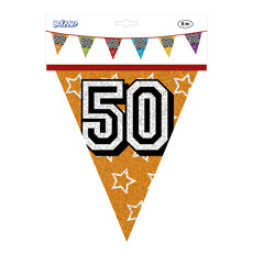 Holografische vlaggenlijn '50' (8 m)