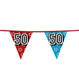 Holografische vlaggenlijn '50' (8 m)