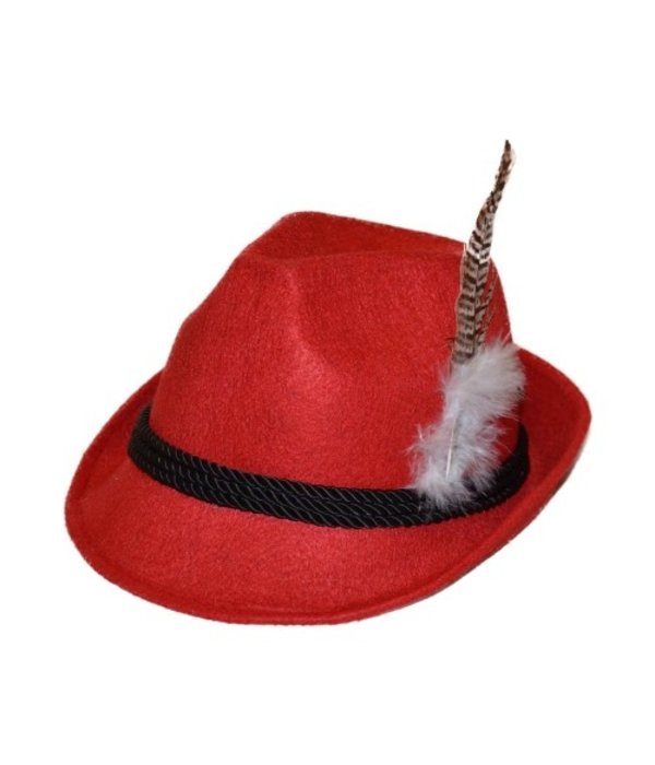 Jagershoedje Tirol Rood