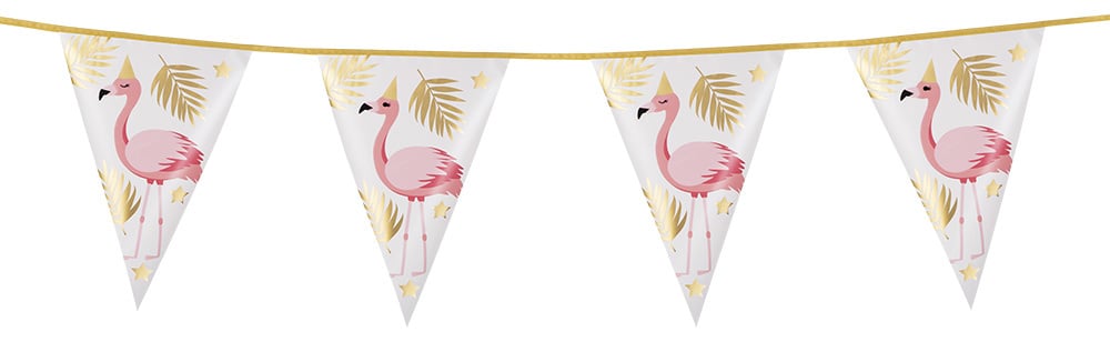 Folie vlaggenlijn Flamingo (4m)