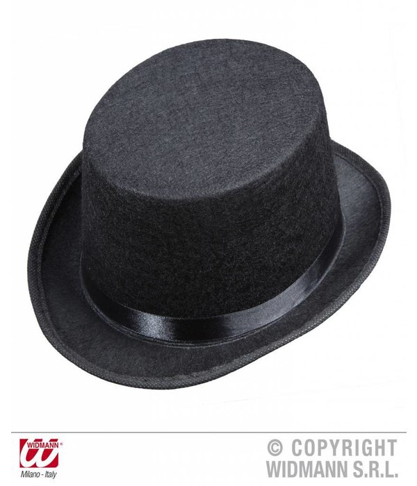 Hoge hoed zwart kind