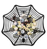 Halloweenmandje Spinnenweb (27 cm)