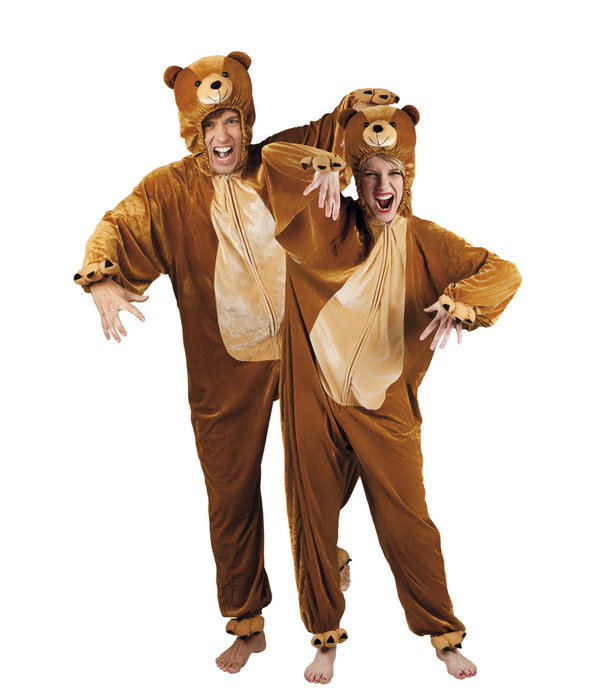 Beren kostuum pluche volwassen