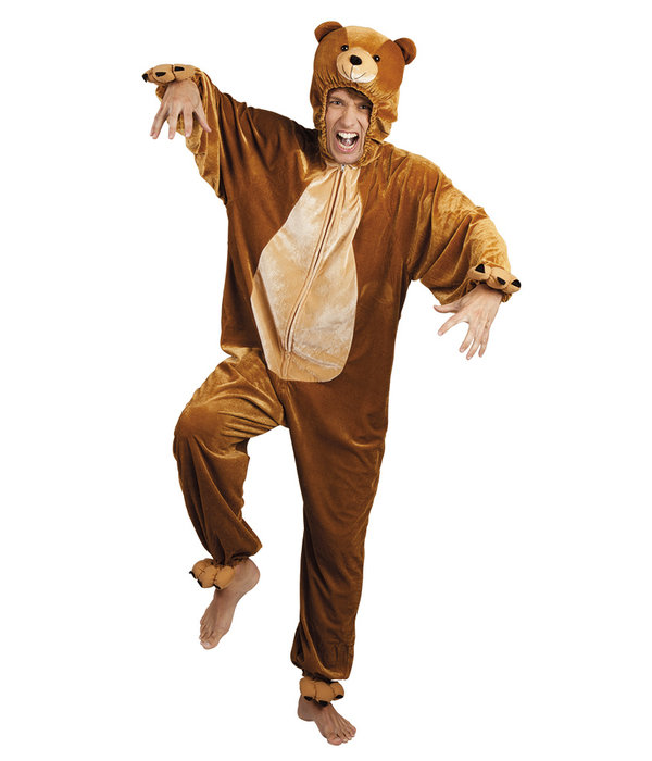 Beren kostuum pluche volwassen