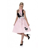 Roze Rok Met Poedel En Sjaal Jaren 50