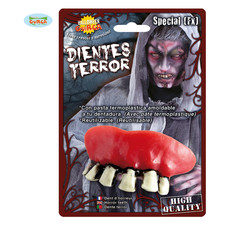 Zombie tanden met thermoplastisch pasta