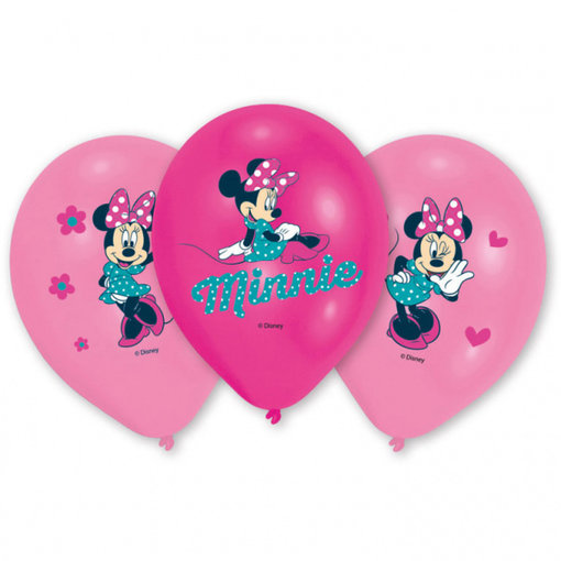 6 Minnie Mouse™ ballonnen 27cm