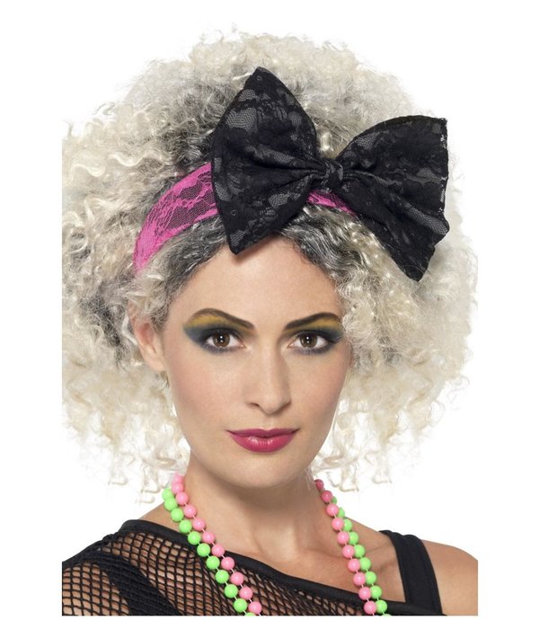 Kanten Hoofband met Strik 80's